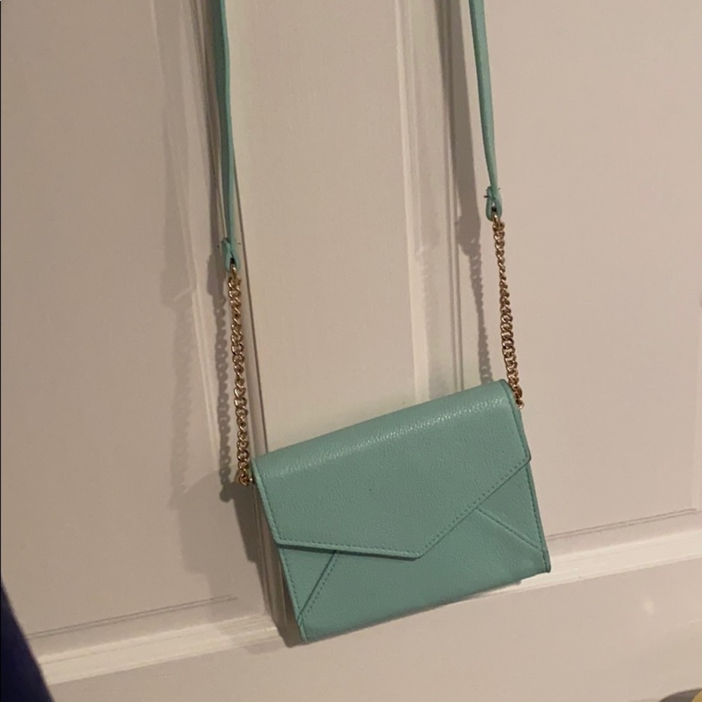 Teal purse